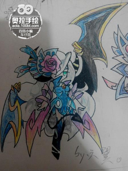 奥拉星手绘 兰姐姐