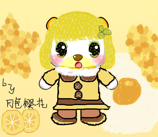 奥比岛服装设计:清新三叶草蜜蜂冬日套装