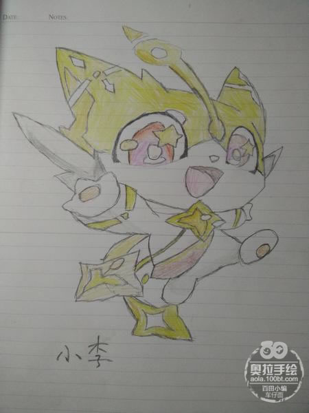 奥拉星手绘 萌萌哒喵喵