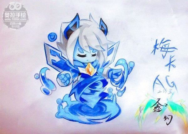 奥拉星手绘 小梅卡