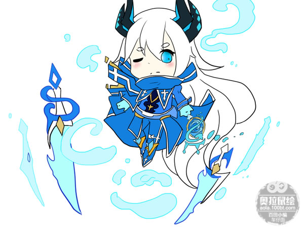 奥拉星鼠绘 萌卡小天使