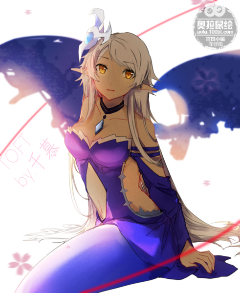 奥拉星鼠绘 暗翼女神