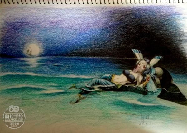 奥拉星手绘 寒冰公主同人