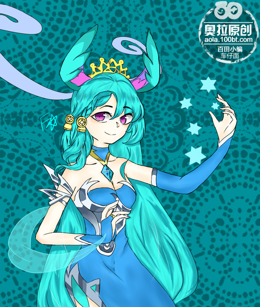 奥拉星板绘 圣羽女皇