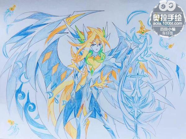 奥拉星手绘 传奇天使王