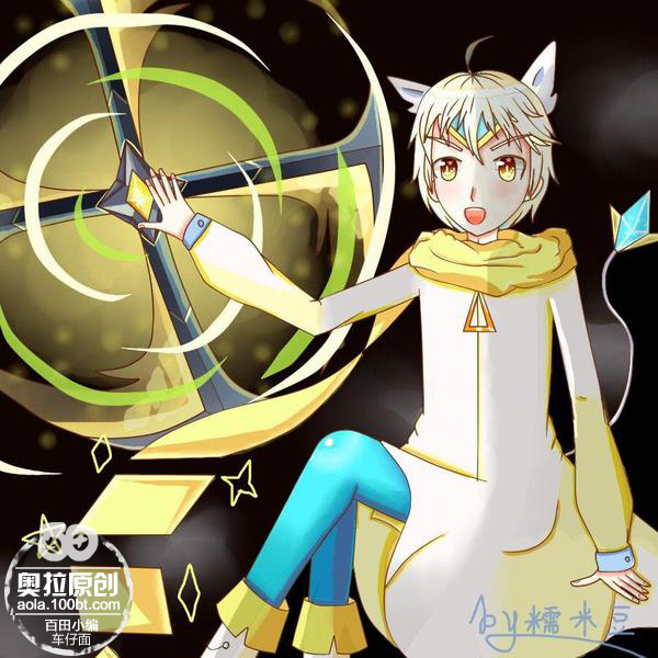 奥拉星板绘回旋幻影·伊乐同人