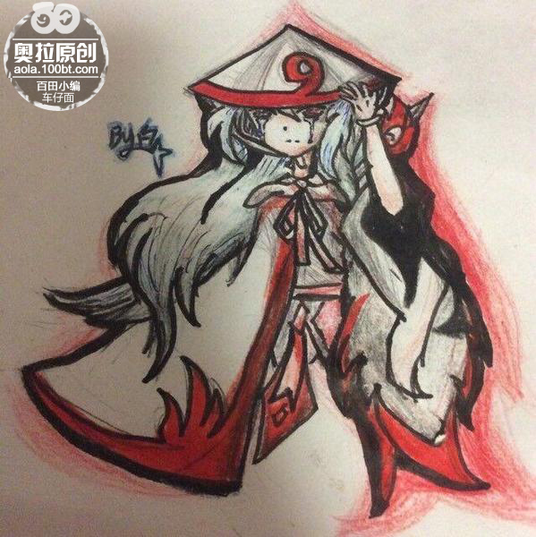 奥拉星手绘隐居的鱼白