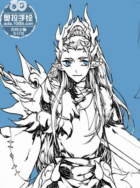 传奇龙太子手绘同人