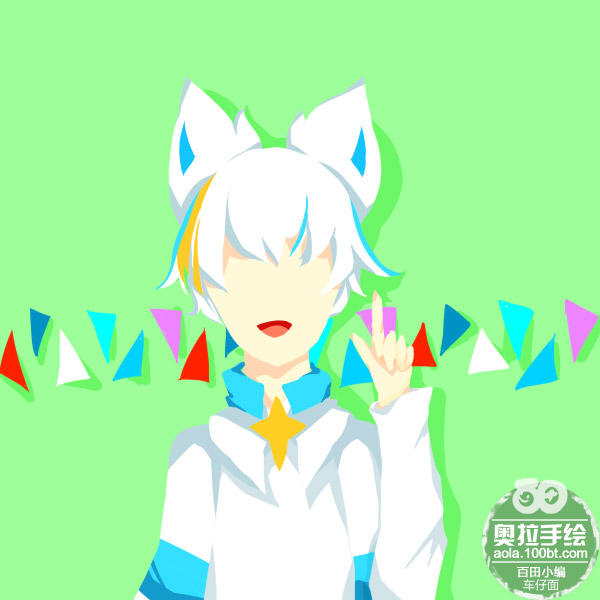 一只拟人的伊乐