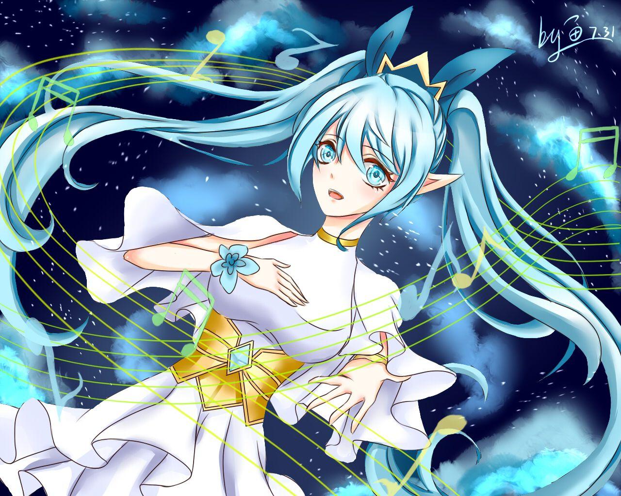 奥拉星板绘 地球女神