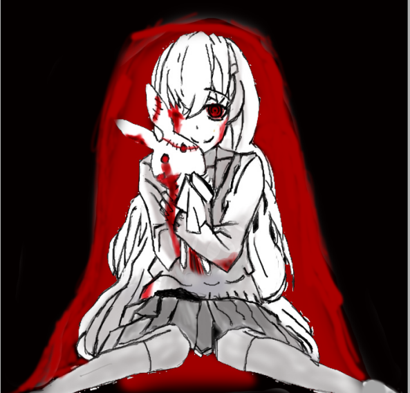 【花雨庭】手绘黑化病娇
