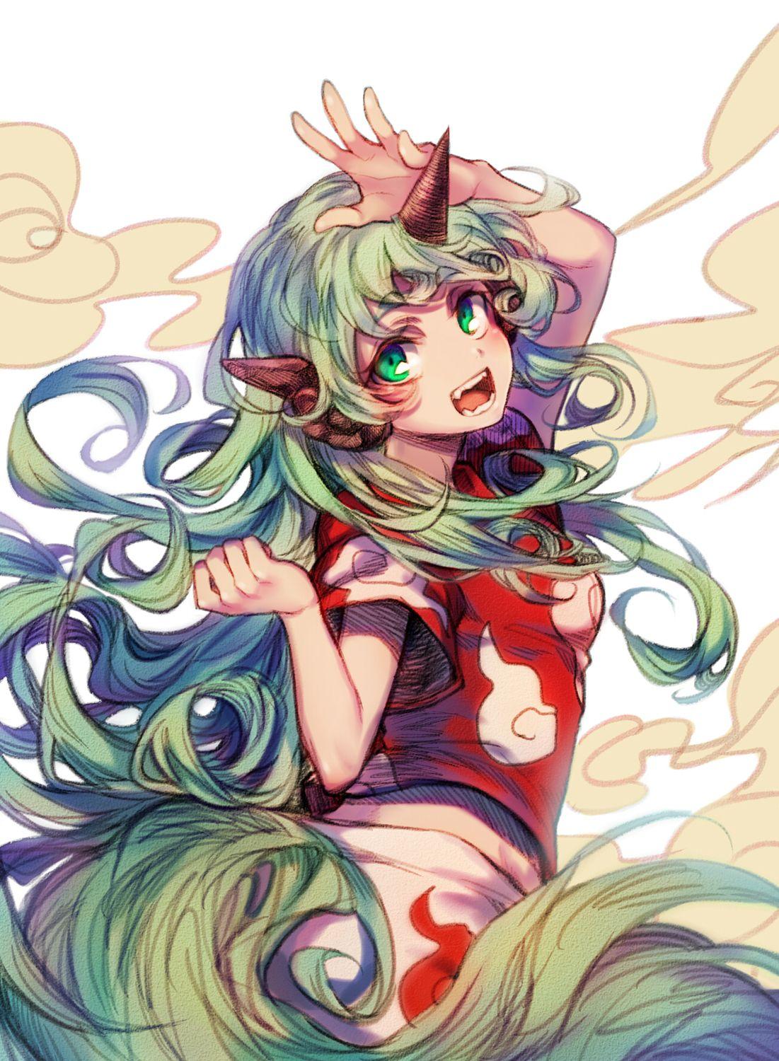 【千祈】盘点二次元长角的妹子