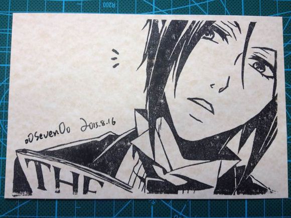 【沐沐】黑执事橡皮章,用刀尖铭刻,我们的光阴!