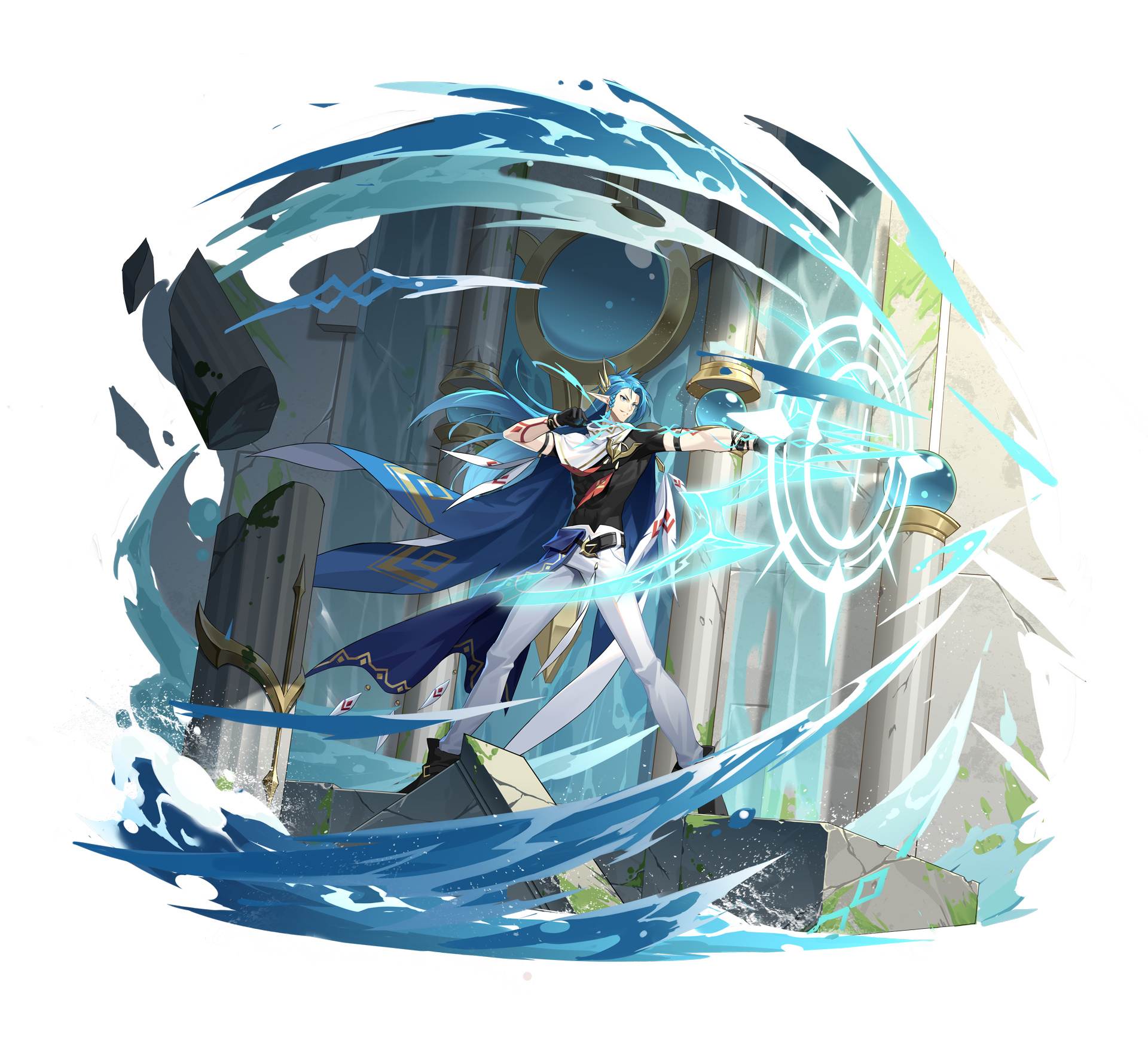 启元逆水·圣天炎