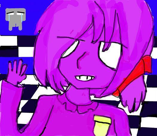 紫衣人拟人图片