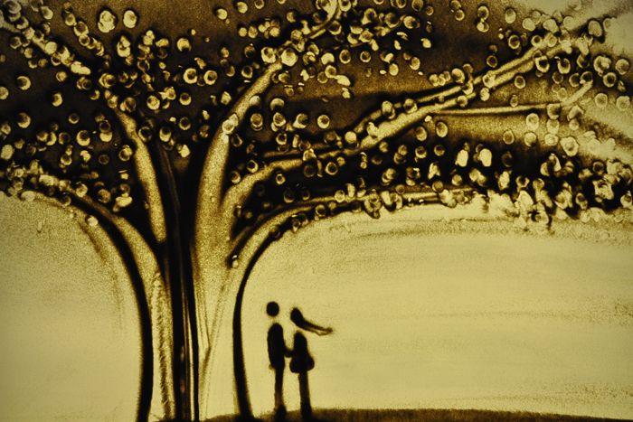 好看的沙画图片大全