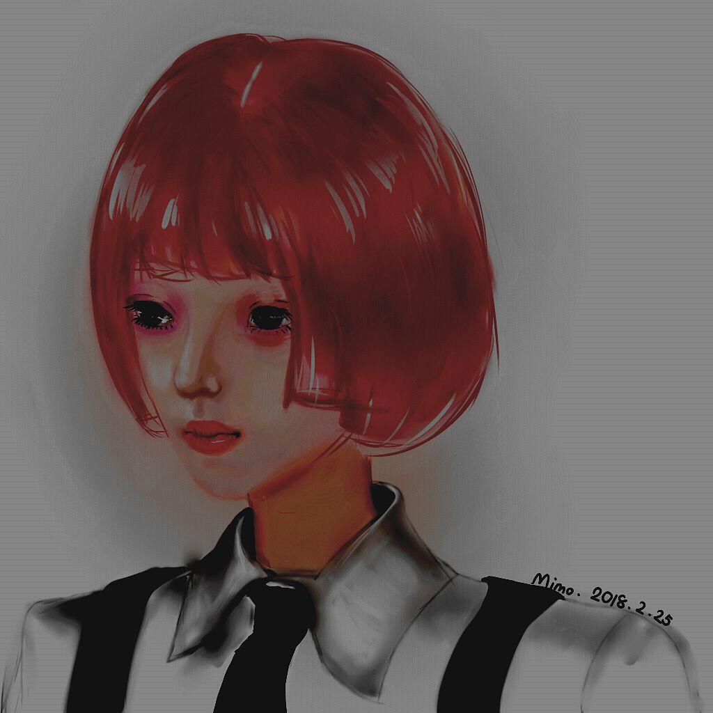 穆牧mimo奥比岛板绘作品红宝石拟人